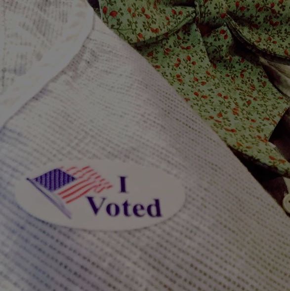 I Voted Runoff Election