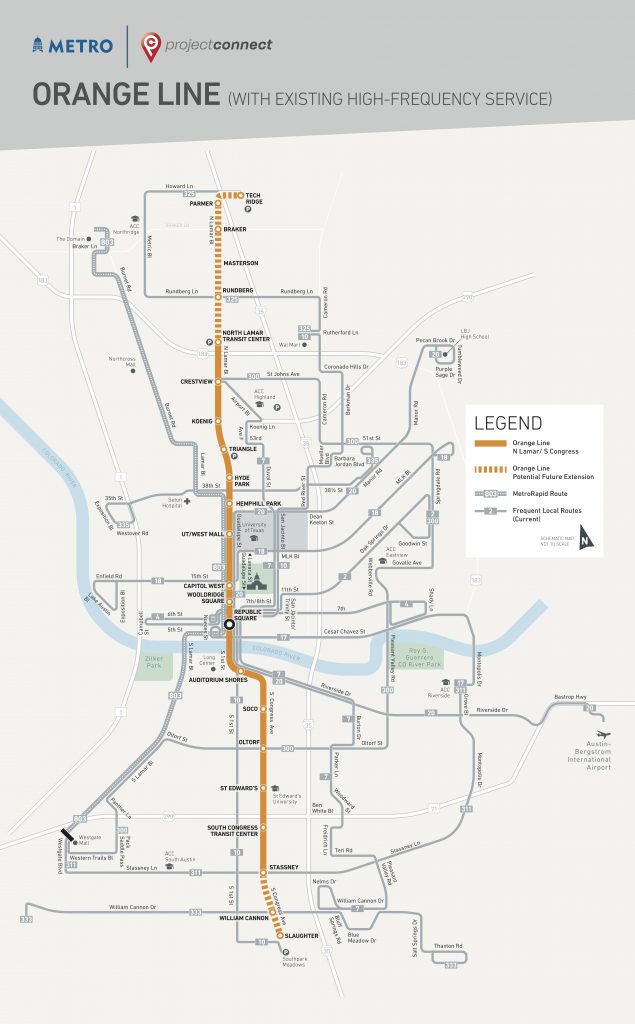 Orange Line Map